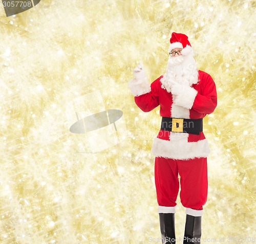 Image of man in costume of santa claus