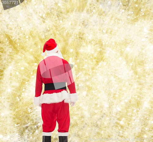 Image of man in costume of santa claus