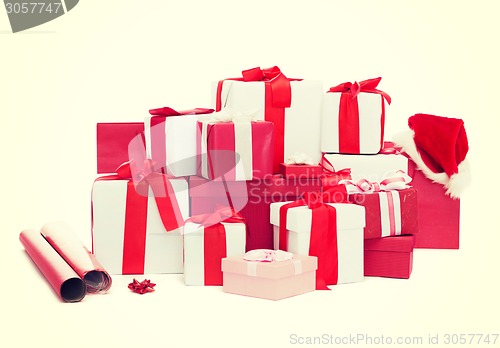 Image of christmas presents and decoration