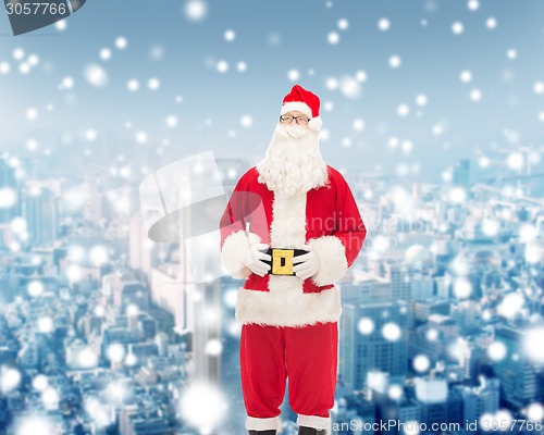 Image of man in costume of santa claus