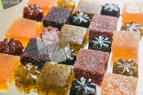 Image of candied fruit jelly