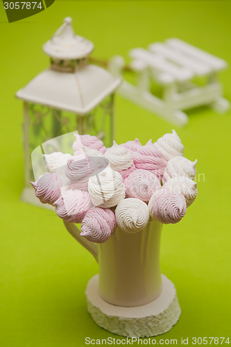 Image of Homemade pink and white marshmallow