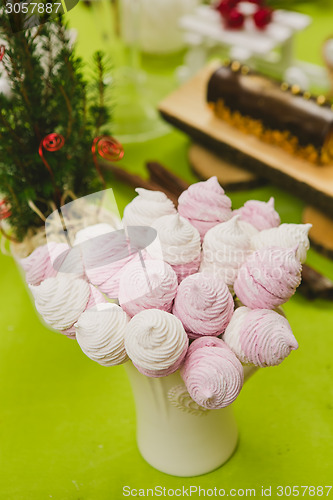 Image of Homemade pink and white marshmallow