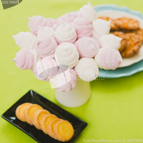 Image of Homemade pink and white marshmallow