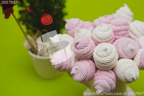 Image of Homemade pink and white marshmallow