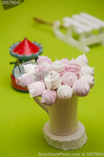 Image of Homemade pink and white marshmallow