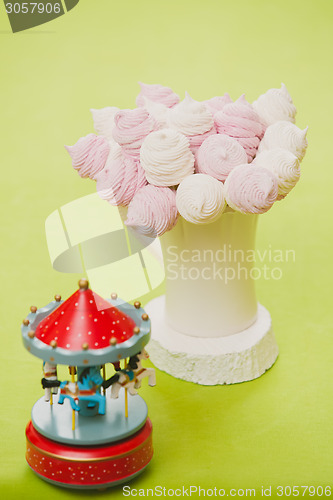 Image of Homemade pink and white marshmallow