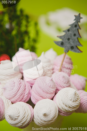 Image of Homemade pink and white marshmallow