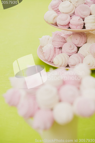Image of Homemade pink and white marshmallow