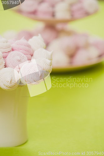 Image of Homemade pink and white marshmallow