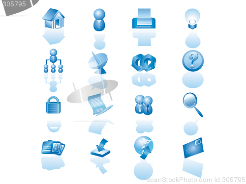 Image of Web icon set