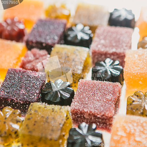 Image of candied fruit jelly