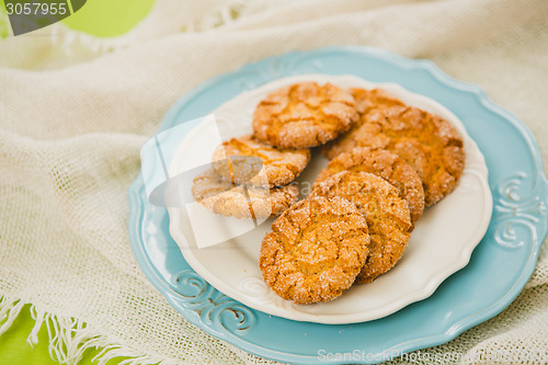 Image of Oatmeal Cookies with Warm Fall Colors