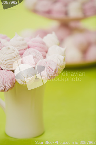 Image of Homemade pink and white marshmallow