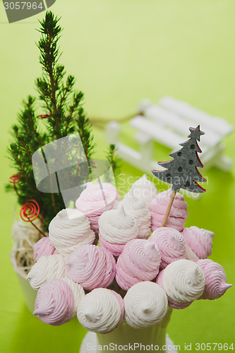 Image of Homemade pink and white marshmallow