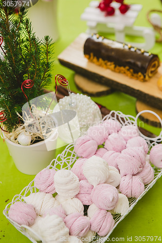 Image of Homemade pink and white marshmallow