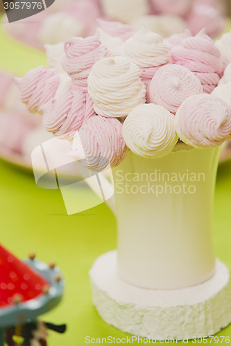 Image of Homemade pink and white marshmallow