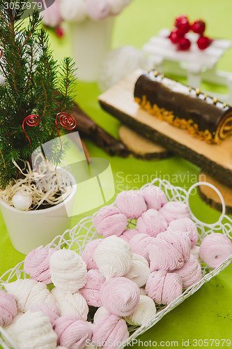 Image of Homemade pink and white marshmallow