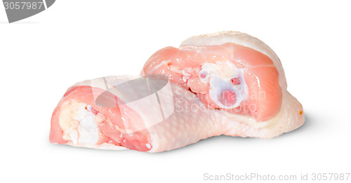 Image of Two Raw Chicken Legs Lying On Each Other