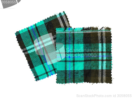 Image of Scottish checked fabric