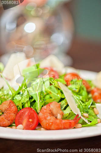 Image of shrimp vegetable salad