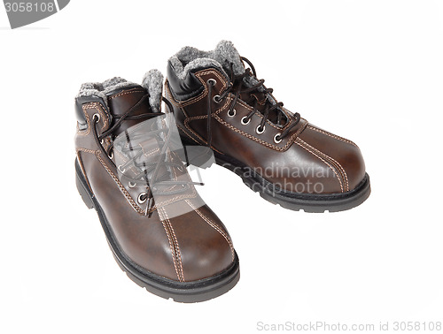 Image of Pair of hiking boots.