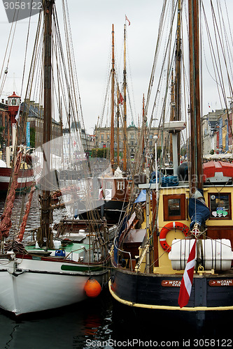 Image of Sailboat harbour in Scandinavia.