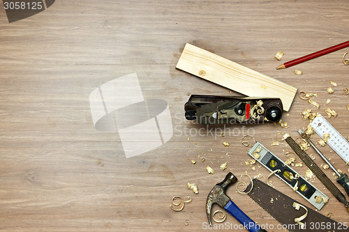 Image of Wood work background