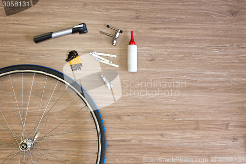 Image of Bicycle repair background