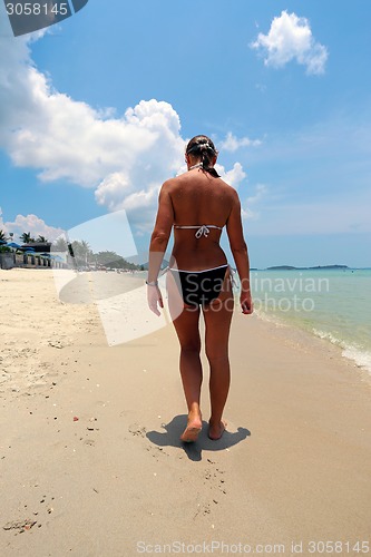 Image of Chaweng Beach girl