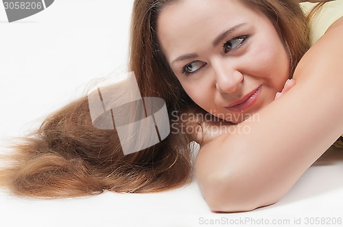 Image of Woman with long hair 
