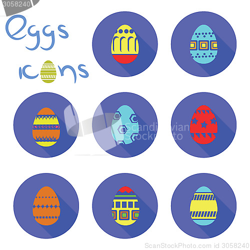 Image of eggs icons