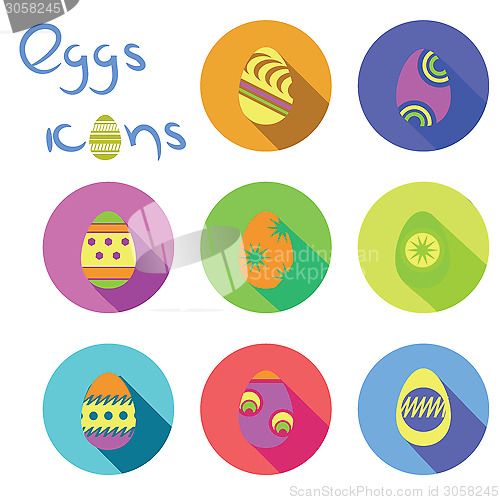 Image of eggs icons