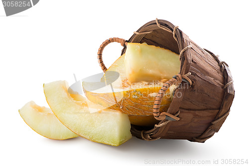 Image of Melon in a basket