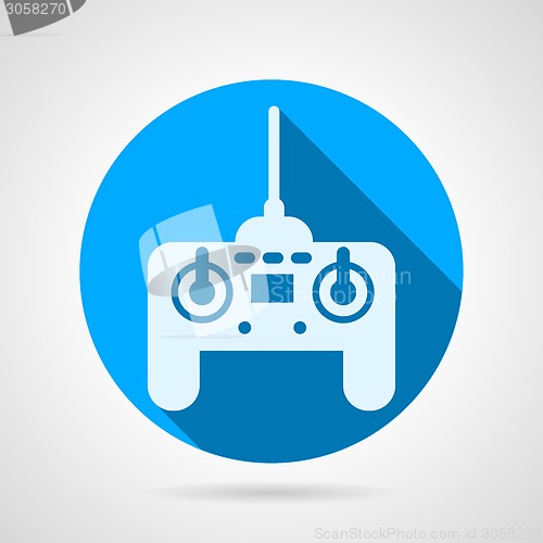 Image of Radio remote controller flat vector icon