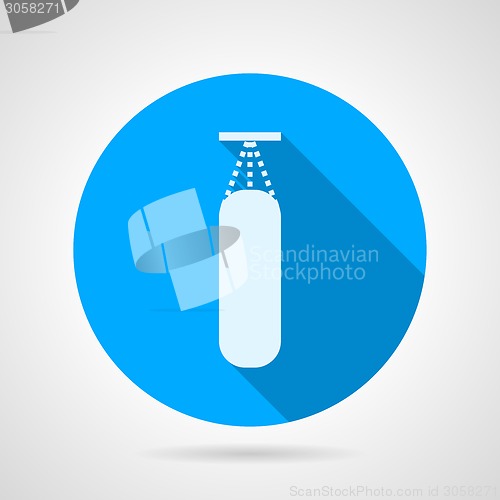 Image of Flat vector icon for punching bag