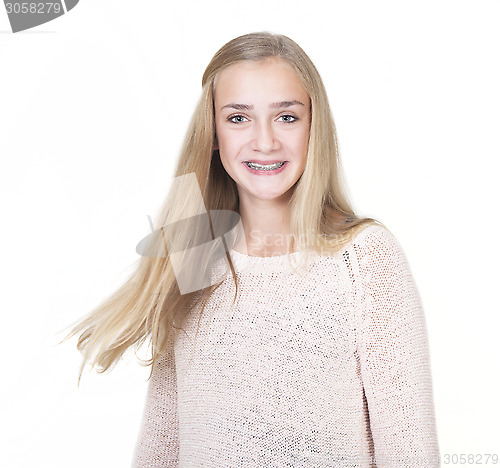 Image of girl with braces