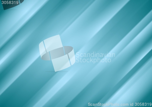 Image of Blue abstract stripes vector background