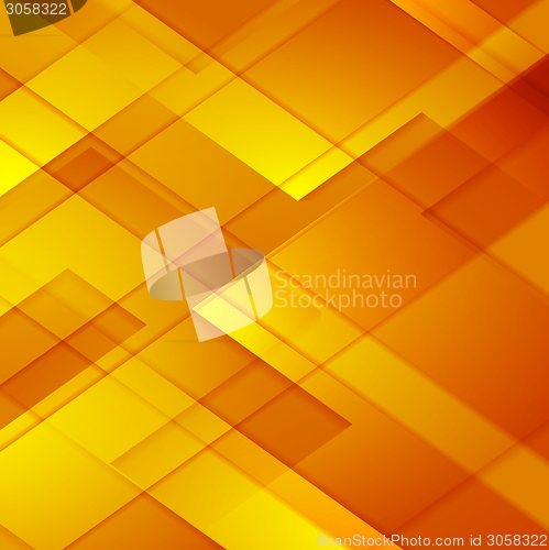 Image of Bright abstract geometric tech background