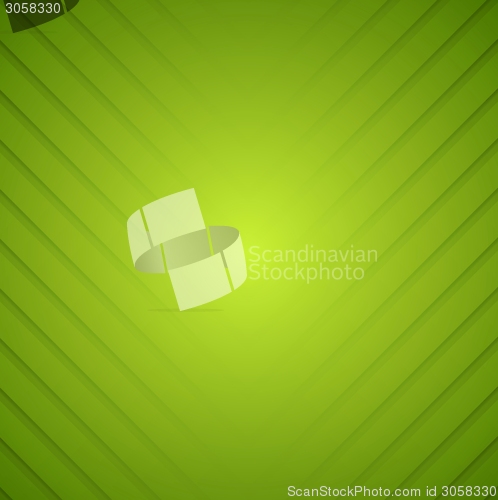 Image of Abstract green striped vector background