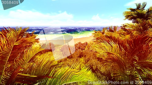 Image of beautiful shore