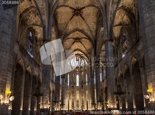 Image of Gothic church interior