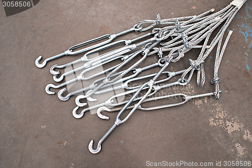 Image of Turnbuckles and wire