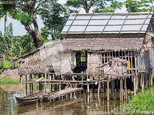 Image of Farmer's house in Myanmar