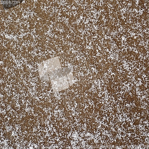 Image of snow on the sand  background