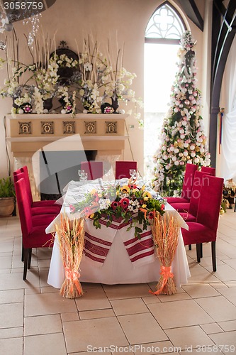 Image of Ukrainian decorated table