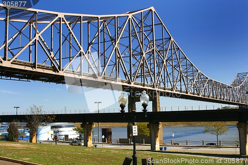 Image of Bridge over Mississippi River in St. Louis