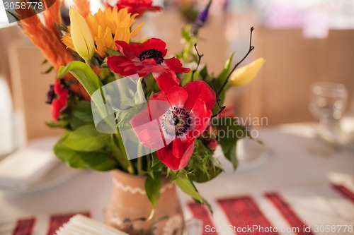 Image of Ukrainian decorated table