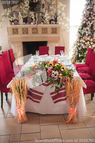 Image of Ukrainian decorated table