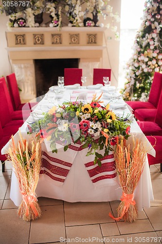 Image of Ukrainian decorated table